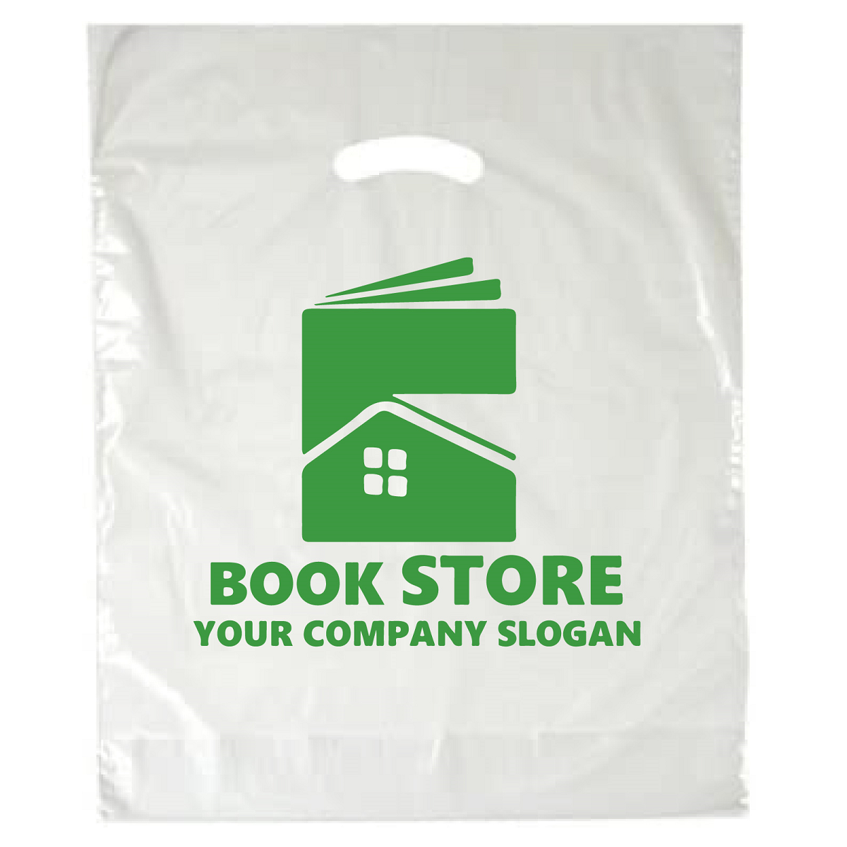 Bottom Gusseted Die Cut Plastic Bag