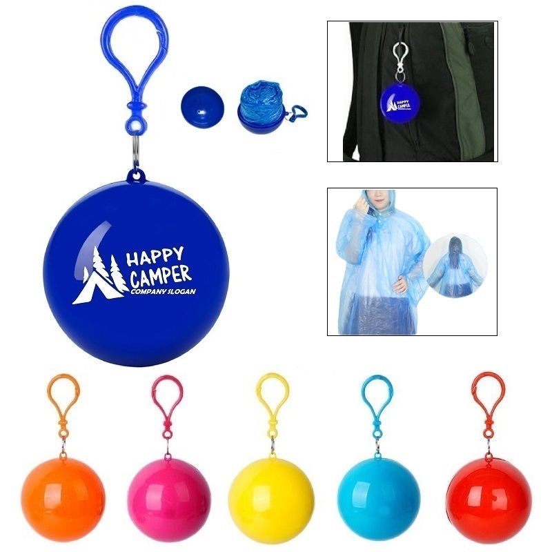 Poncho Ball Keychain