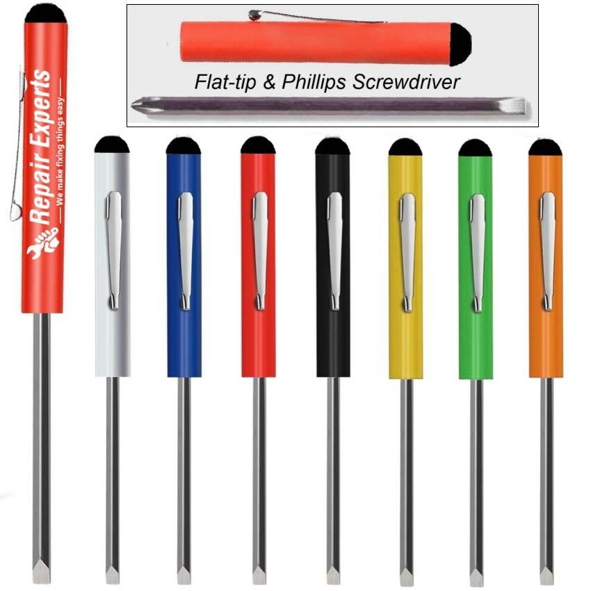 Reversible Screwdriver with Button Top