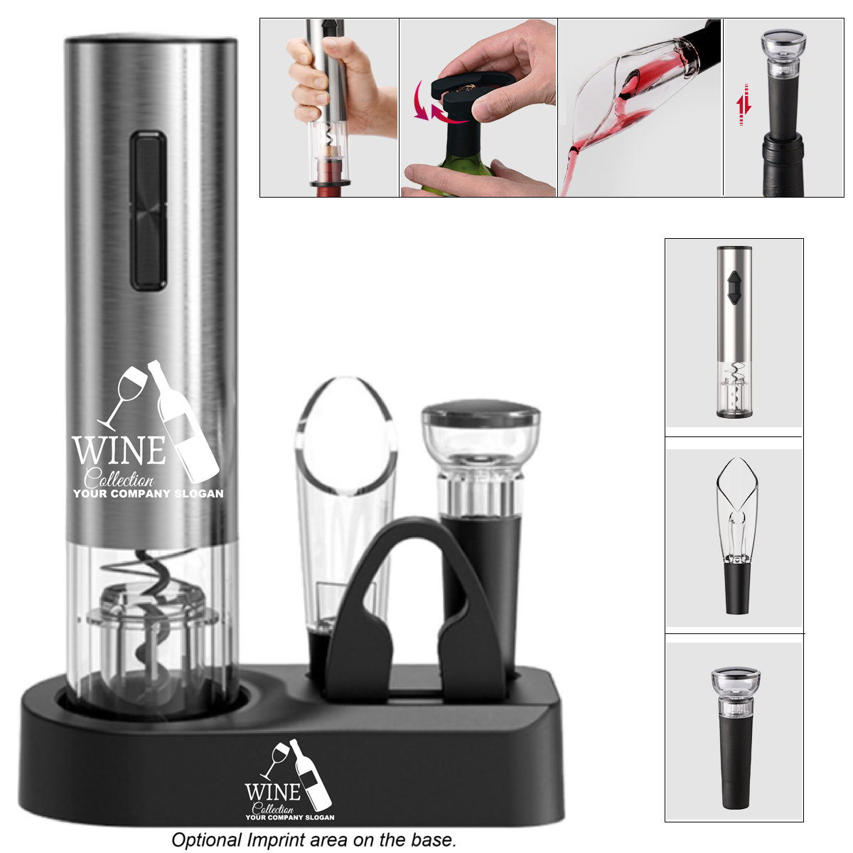 6-Piece Electric Wine Opener Set