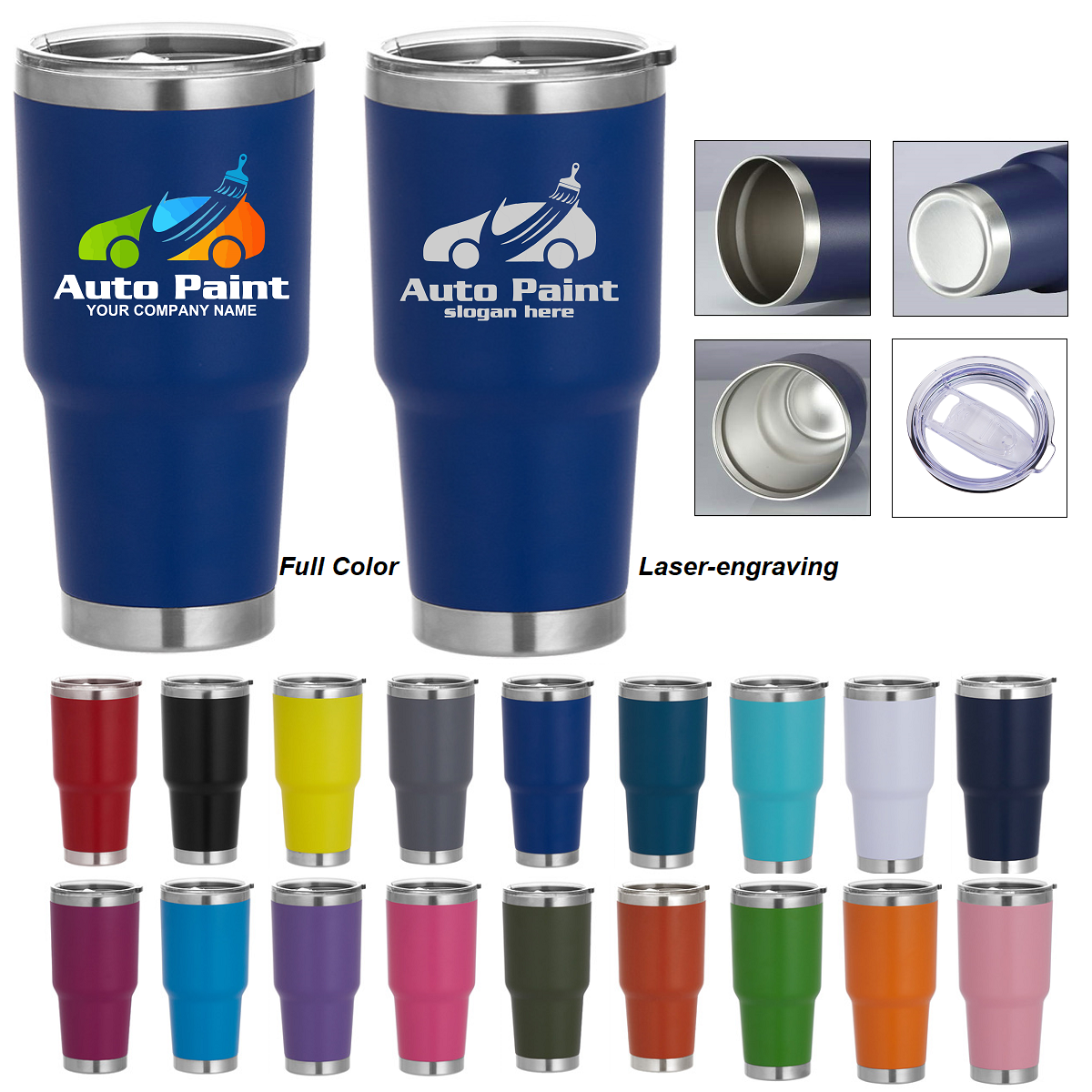 30oz Vacuum Insulated Travel Tumbler 