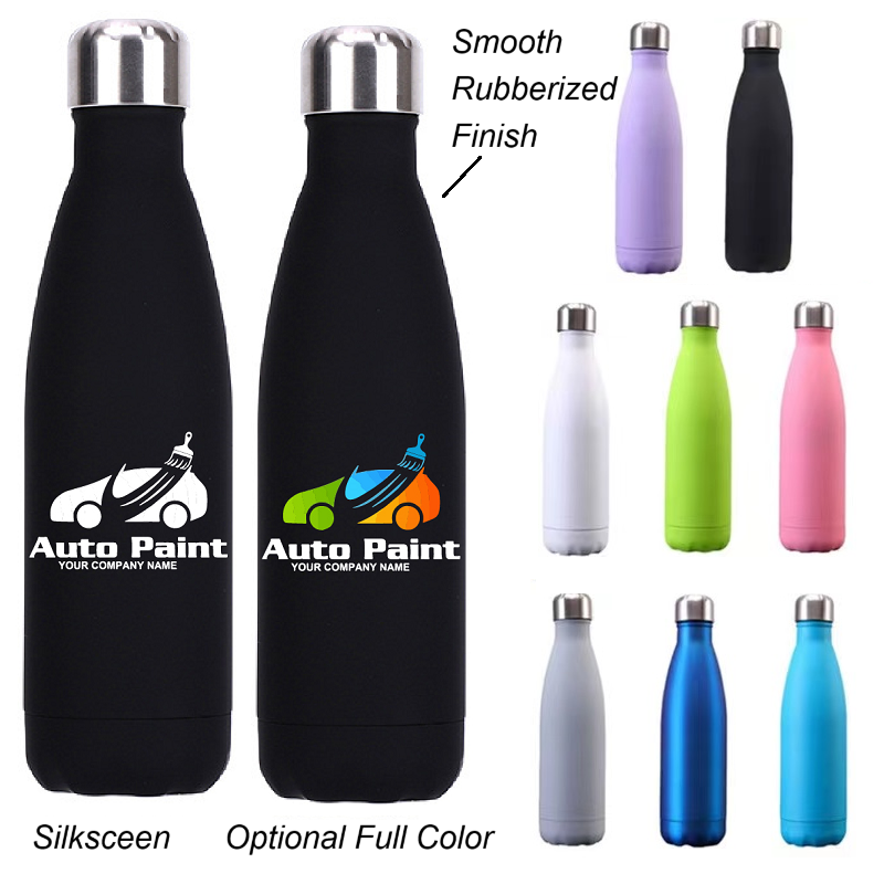 17oz Stainless Steel Cola Shape Water Bottle
