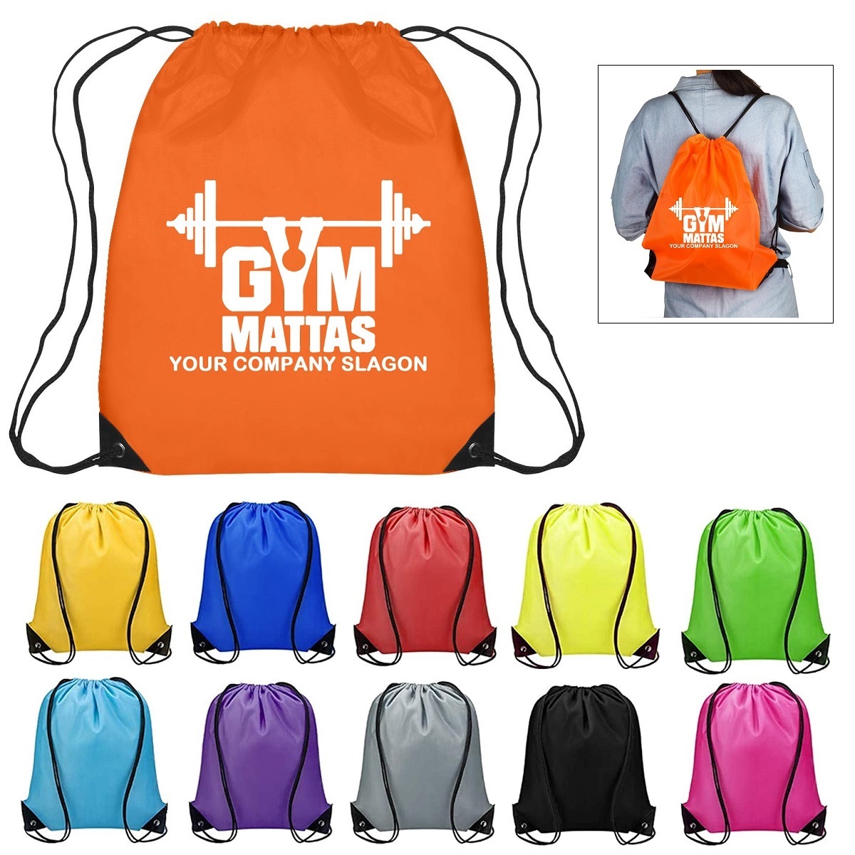 Gym Sack Drawstring Bag