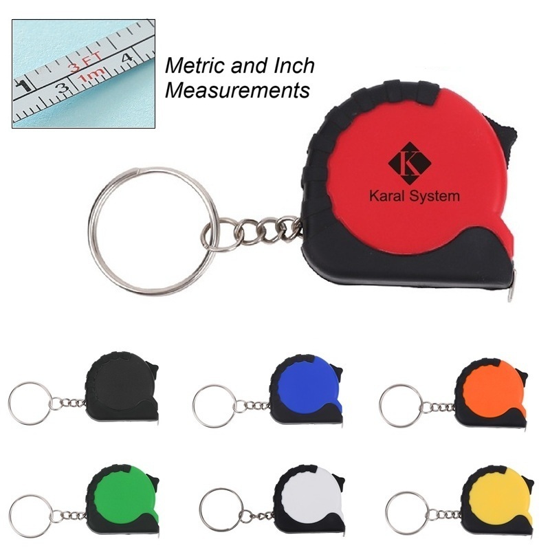 Mini Tape Measure With Keychain