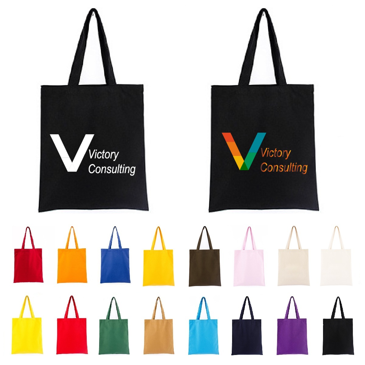 Reusable Cotton Canvas Tote Bags