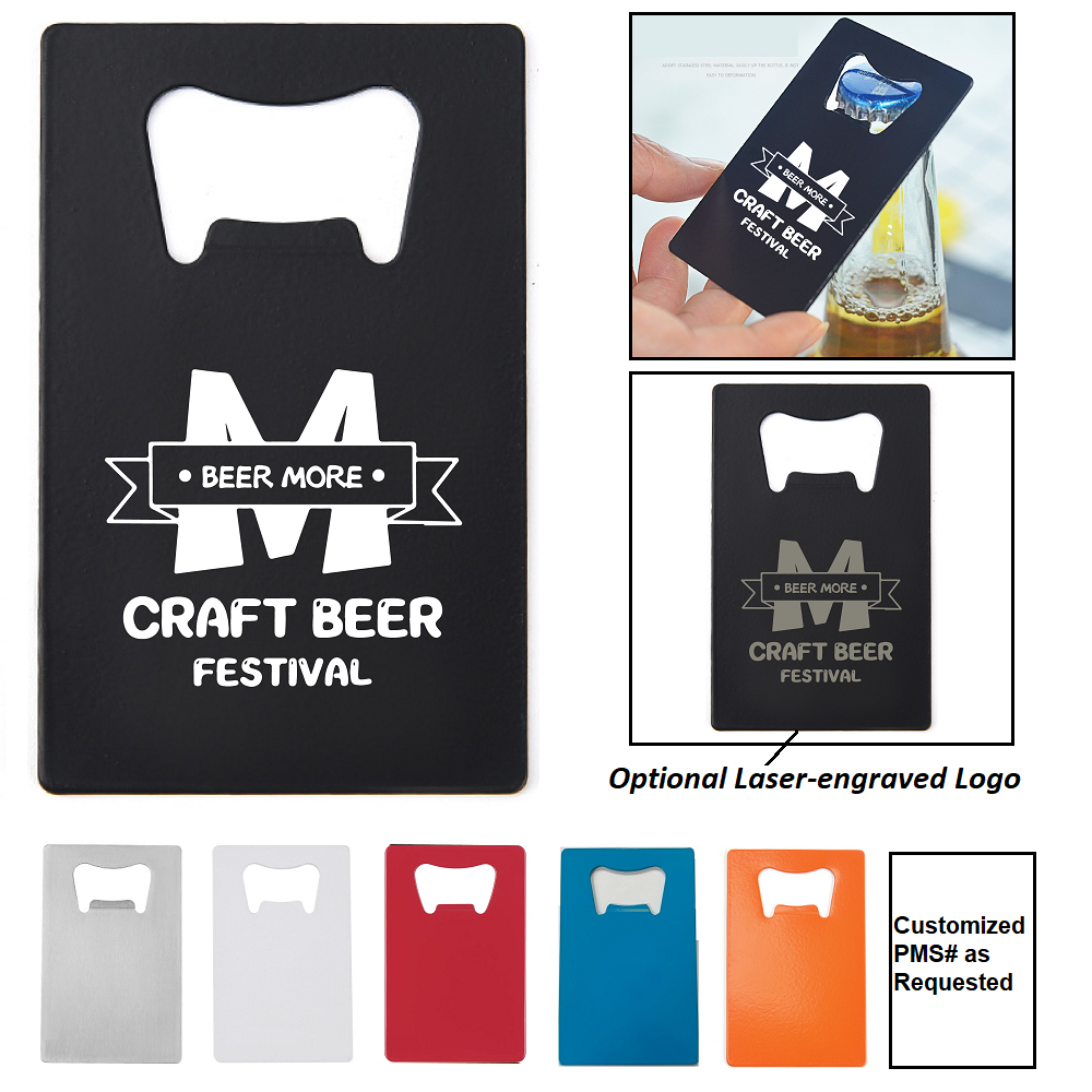 Stainless Steel Credit Card Bottle Opener