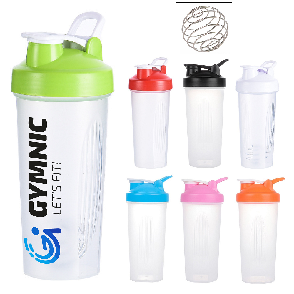 Plastic Mix and Shake Sports Water Bottle with Handle-20-oz/600mlPlastic Mix and Shake Sports Water Bottle with Handle-20-oz/600ml