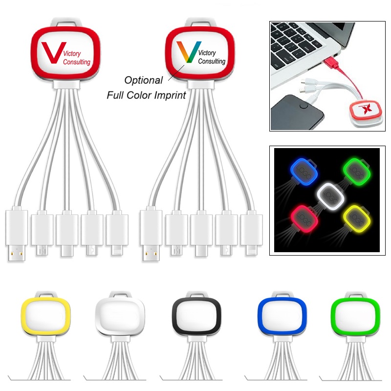 Flashing 4-in-1 Charging Cable