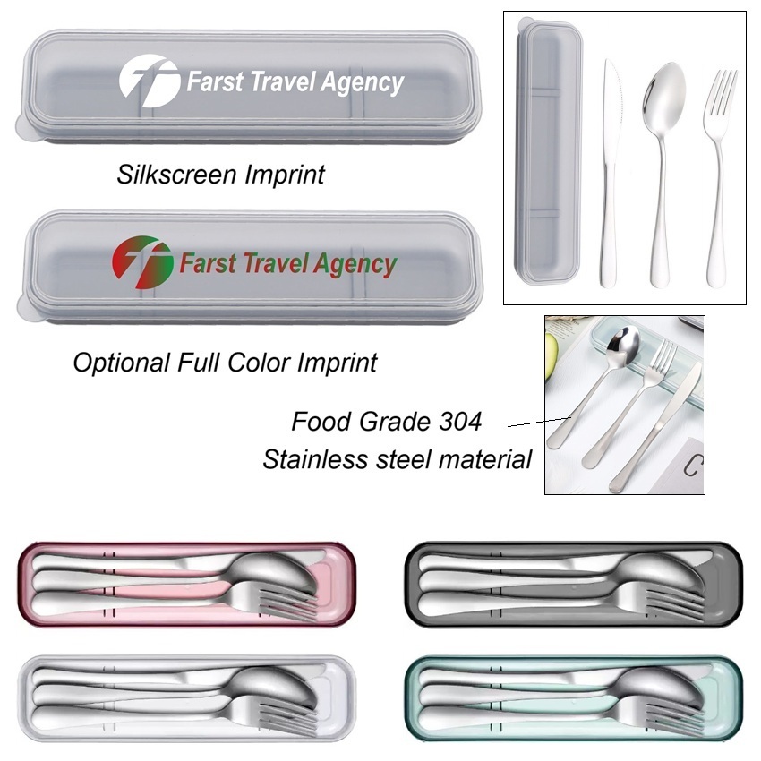 LJS0116-Stainless steel Cutlery Set in Plastic Box 