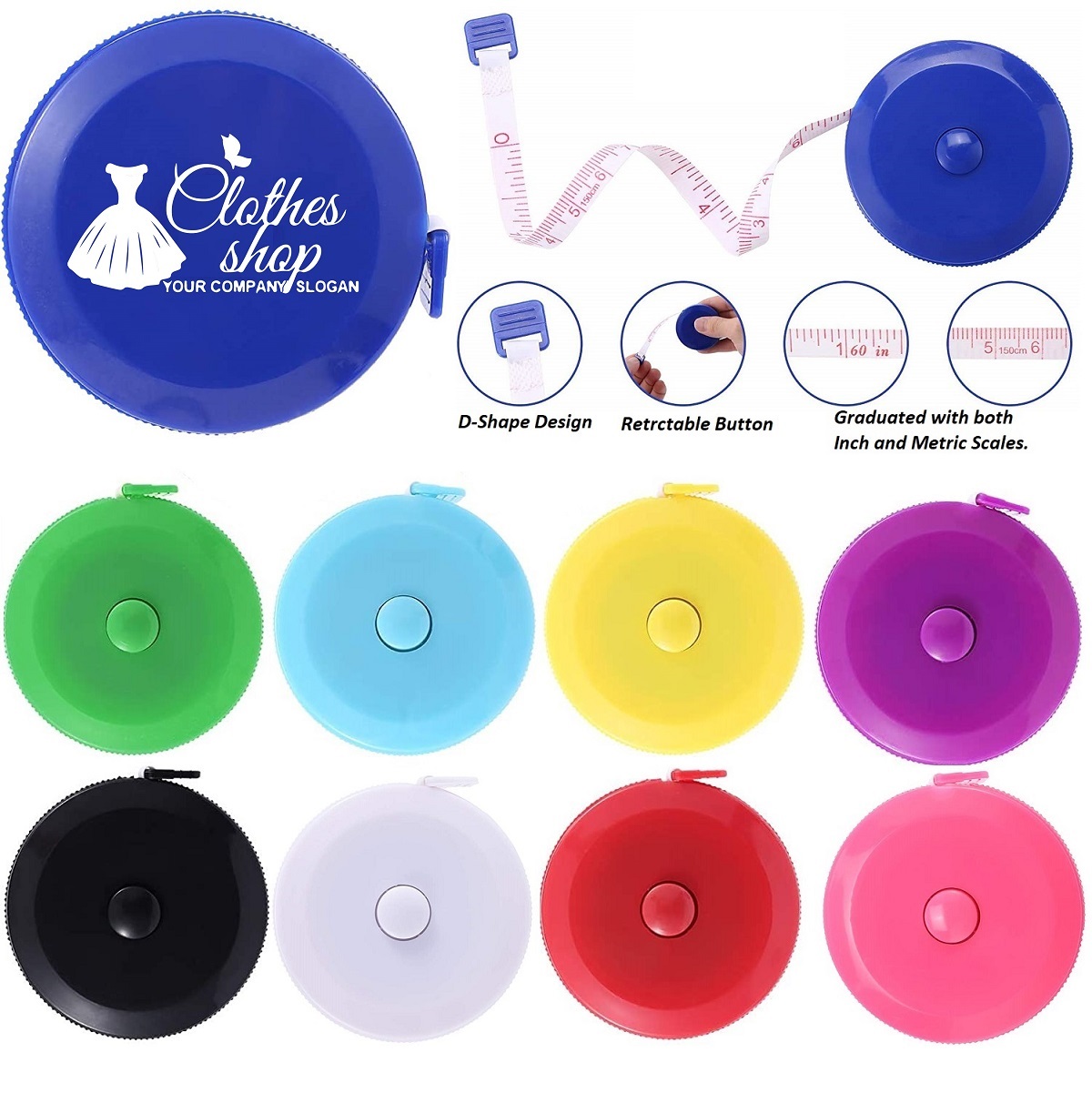 LJS0308-Round Measuring Tape 