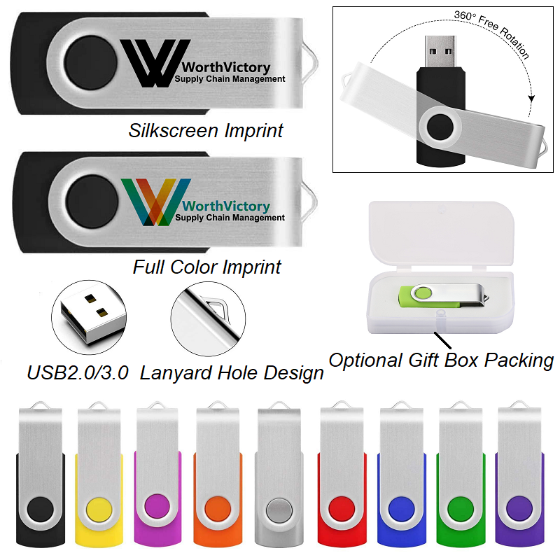LJS0319-Swivel USB Drive-