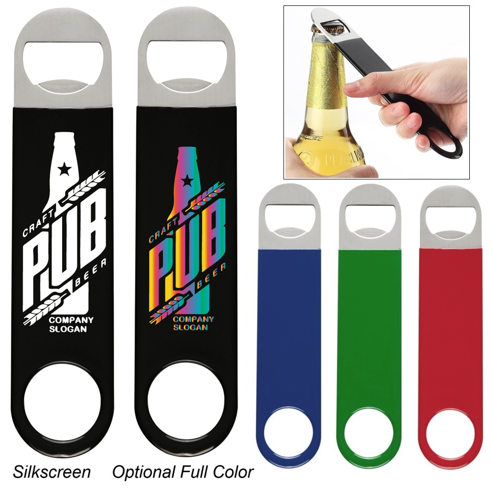 LJS0349-Imprinted Pub Vinyl Bottle Opener