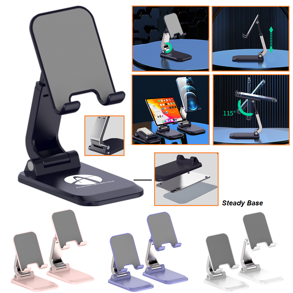 LJS0376-Foldable and Adjustable Desktop Phone Stand