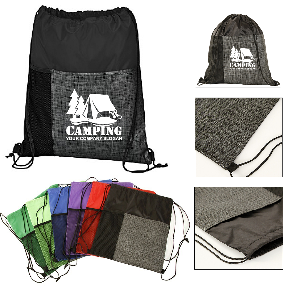 LJS0395-Pocket Drawstring Sportpack