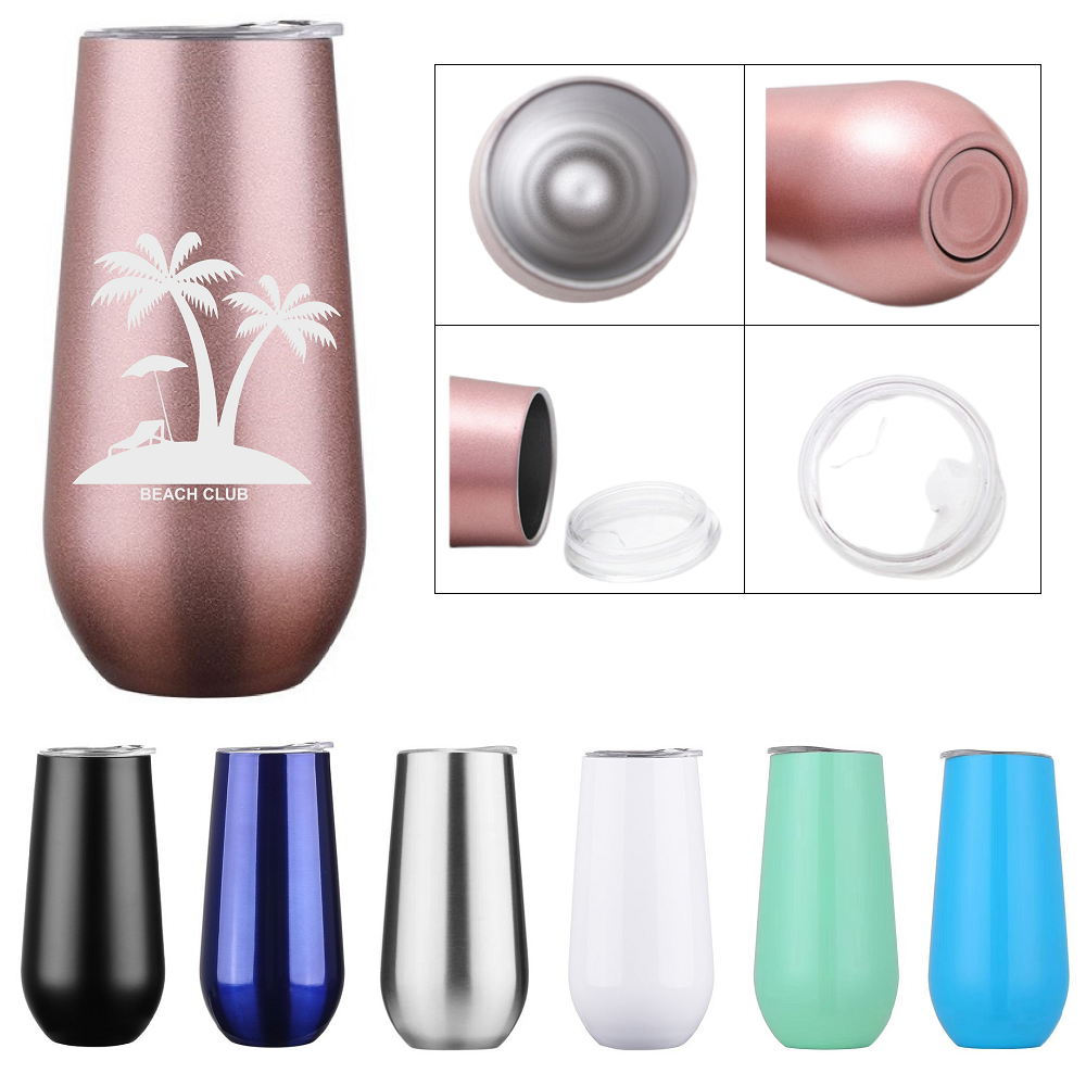 LJS0404-6 OZ Stemless Champagne Flute