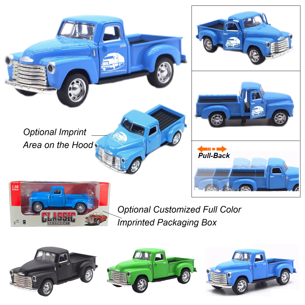 LJS0417-Diecast Alloy Truck Pickup Model