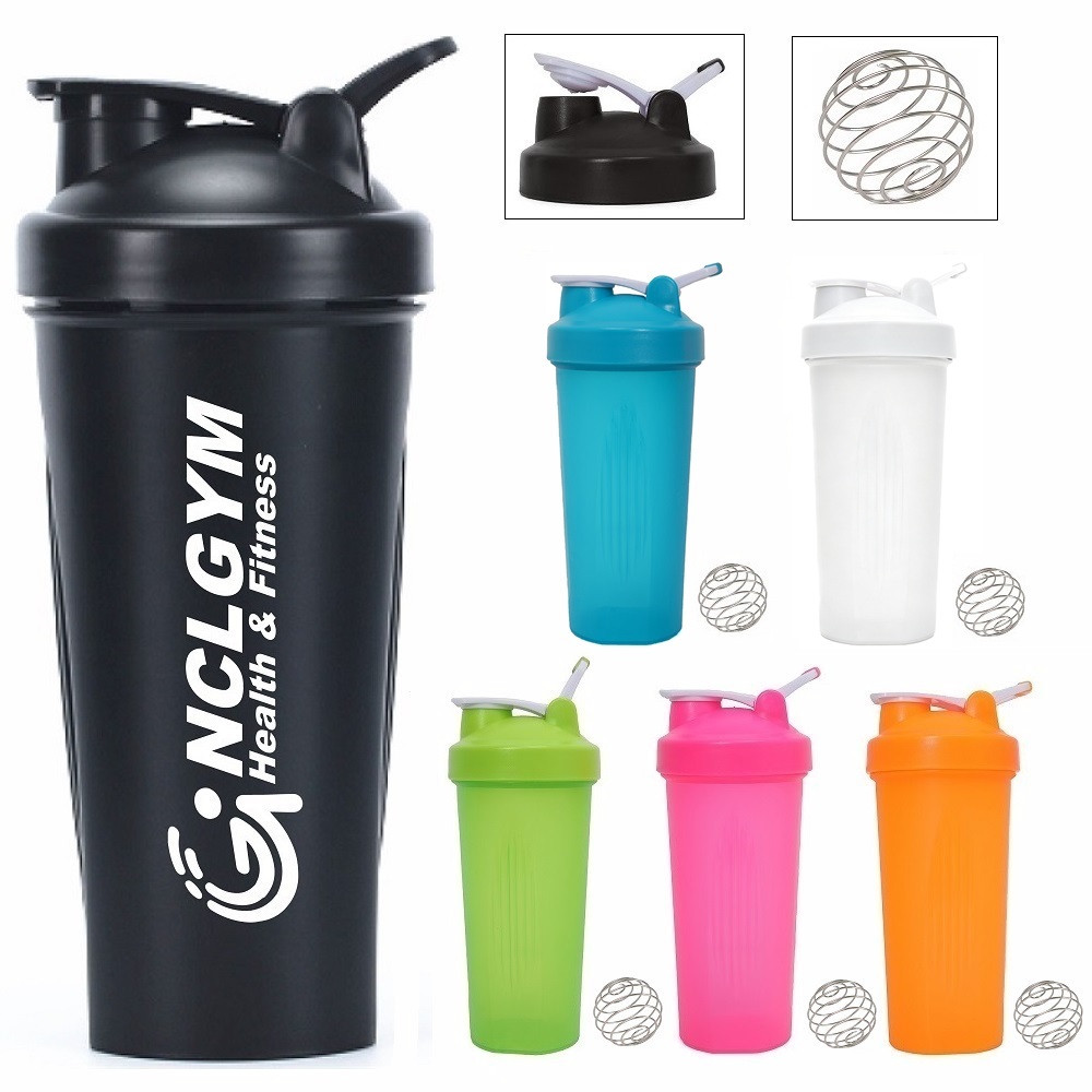 LJS0107-Plastic Shaker Water Bottle-600ML