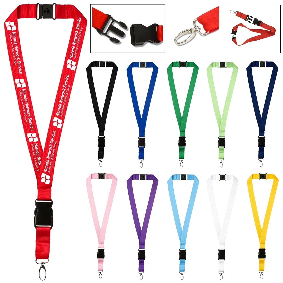 LJS0266-Printed Hang In There Lanyards-1"x40"/45"