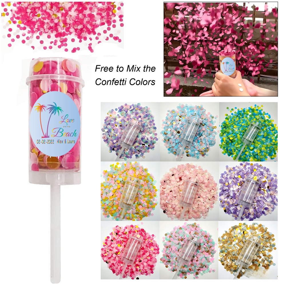 LJS0235-Push-Up Confetti Poppers