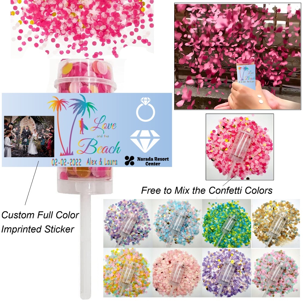 LJS0235-Push-Up Confetti Poppers