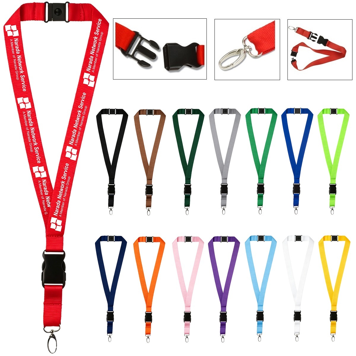 LJS0266-Printed Hang In There Lanyards-1"x40"/45"