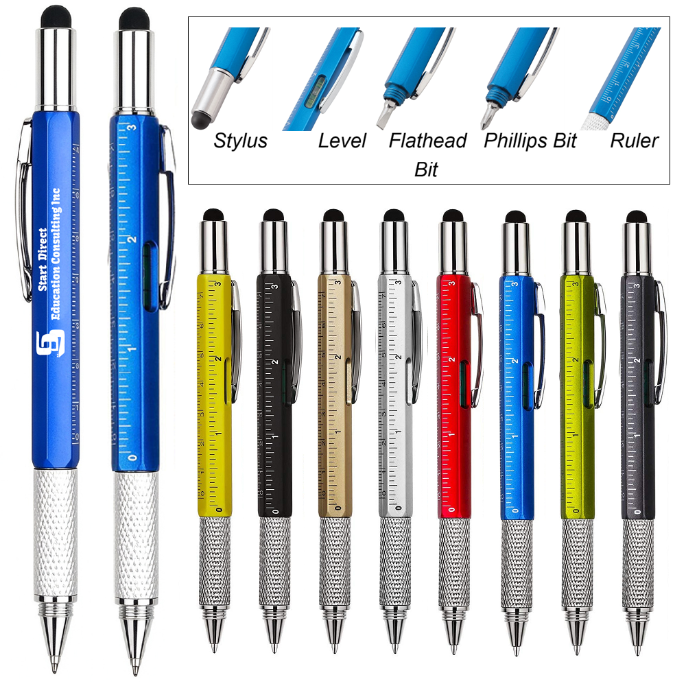 LJS0025-6 in 1 Multifunctional Stylus Pen