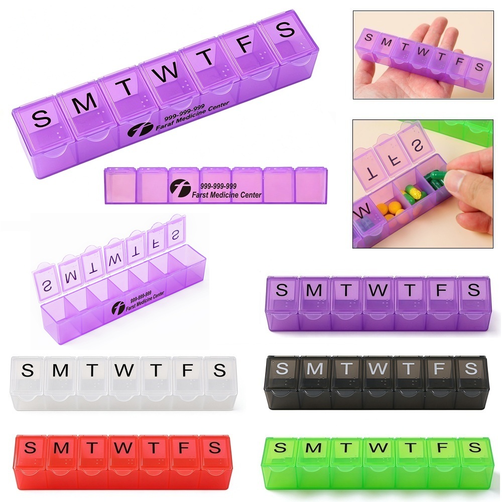 LJS0229-Weekly 7-Day Pill Box