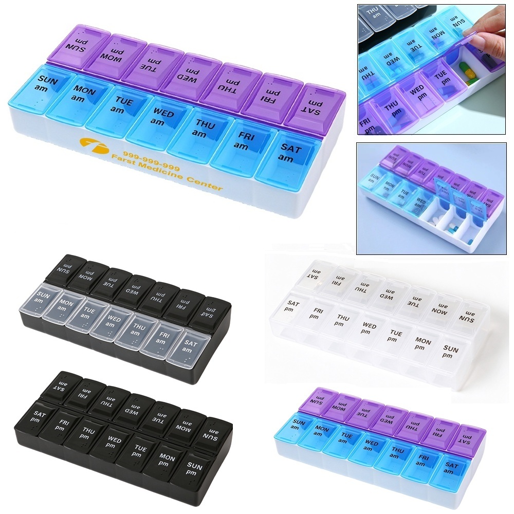 LJS0240-7 Day AM / PM Pill Case