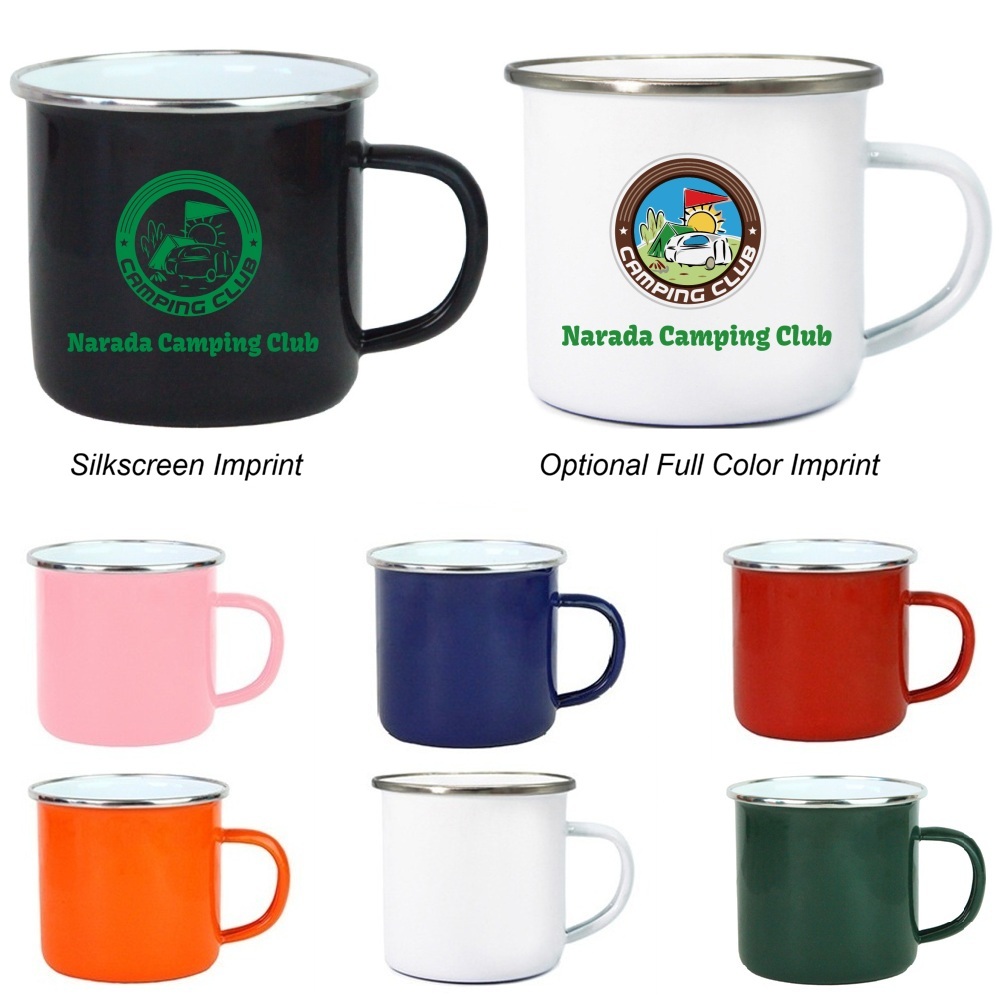 Enamel Metal Mug-12OZ